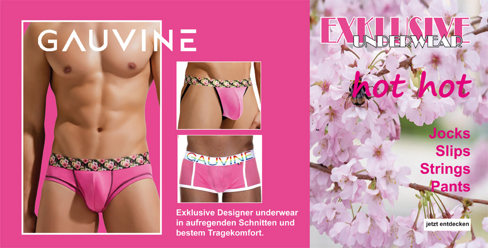 Mini hipster beach & underwear - pink: Briefs for man brand Wojoer